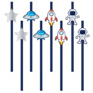 Slamky na pitie Space Planets Astronaut Rocket