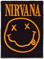 Vyšívaná termolepiaca náplasť NIRVANA