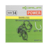 Korum Xpert Power Barbless kaprové háčiky, veľkosť 8