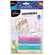 KIDEA Maľba bodka do bodky s bodkami fixky pečiatky Víly