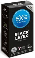 EXS Black Latexové čierne kondómy 12 ks.