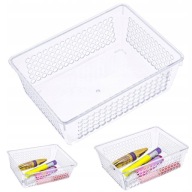 PLASTOVÝ BOX organizér na kozmetiku, 1,5l, košík do kúpeľne, písací stôl