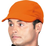 Letná šiltovka LUX, vzdušná šiltovka na suchý zips, oranžová