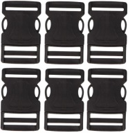 Plastová spona na opasok 4cm 40mm - 6 ks