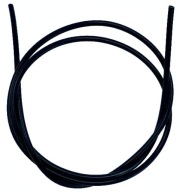 PTFE TEFLÓNOVÁ RÚRA 2/4mm 1,75 ČIERNA - 1m