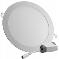 Okrúhly zapustený LED stropný panel 18W NEUTRAL