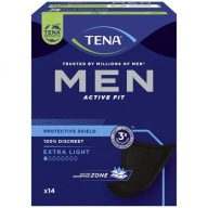 TENA Men Active Fit Extra ľahké savé pánske urologické vložky 14 ks.