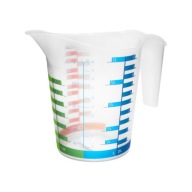 PLASTOVÝ HRNČEK ODMERNÝ 1000 ML S RÚČKOU