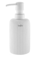 DÁVKOVAČ MYDLA 250ml, BIELY VRSTOVANÝ BALIV
