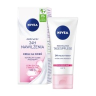 NIVEA 24H hydratačný výživný denný krém SPF15 50 ml