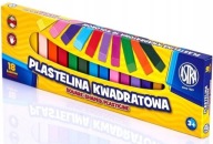 ASTRA SCHOOL PLASTICINE 18 FAREBNÝ Štvorcový