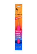 Háčik na háčkovanie PONY Easy Grip 0,60 s rukoväťou