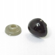 Nos bezpečný pre hračky * 17 mm * čierny