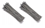 200 ks ŠEDÉ SVIEČKOVÉ VIAZAČKY 2,5x100 mm