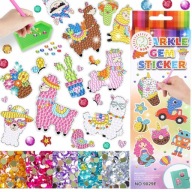 Diamantové nálepky Scrapbook Mosaic Diamantové vyšívanie Llama Set