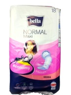 Normálne hygienické vložky Bella Maxi bez krídel, 18 ks.