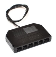 Mini amp 6-pkp rozbočovač pre pripojenie LED pásikov