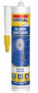 Soudal sanitárny silikón HNEDÝ 280 ml
