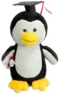 Školský maskot tučniaka - 17 cm