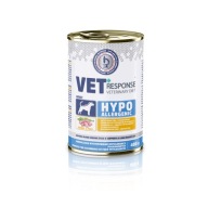 VET RESPONSE Hypoalergénne morčacie vlhké krmivo pre psov 400 g