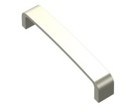 Jednoduchá, klasická, elegantná nábytková úchytka, rozteč 128mm, farba saténová