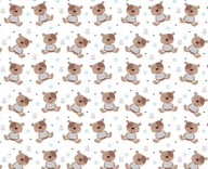 Flanelová plienka 40x80 Teddy Bear Brown