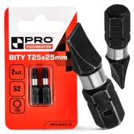 Nárazový bit SL8 Nárazové bity 25 mm | Nárazový bit pre skrutkovač 2 ks.