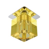 Držiak stropného svietidla, žltý krištáľ G4 SK-18 CANDELLUX