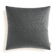 Dekoratívna velúrová obliečka na vankúš 45x45 Feel tmavošedá