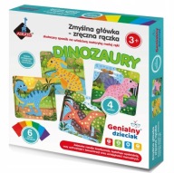 Geniálne dieťa, šikovná hlava, šikovná ruka, dinosaury