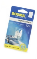 Bosma žiarovka 12V 1xLed T10 biela 6000K Diamond 2 kusy