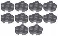 LEGO Plate 2x2 okrúhle C. Tmavomodrá sivá 10 ks 4211042 4032