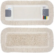 PROFESIONÁLNY MOP PLOCHÝ BAVLNENÝ 40 CM TKANÝ DUO UŠI + VRSTKY