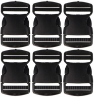 Plastová spona na opasok 4cm 40mm - 6 ks