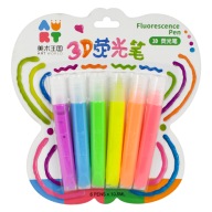 Farby na písanie na sklenené 3D fixky 6 ks.
