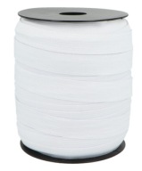 PLETENÁ GUMA, PLOCHÁ, ODEVNÁ KRAJČÍRSKA UCHA, 1,5cm, BIELA ​​15mm - 5m