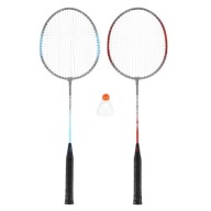 BADMINTONOVÝ SET 2 RAKETY + RAKETY NRZ002 OCEL