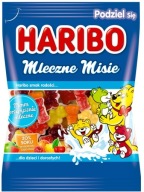 HARIBO Mliečny medvedík ovocné želé fazuľky s penou 160g