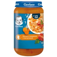 Gerber Junior Dinner pre deti Rizoto s morkou a zeleninou 12 m+ 250 g