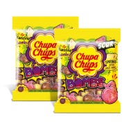 Chupa Chups kyslé želé Sour Bombs ovocné guľky 90g x2