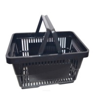 PLASTOVÝ OBCHODNSKÝ KOŠÍK 22L ČIERNA 2R VYBAVENIE i1