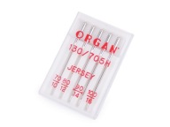 Organ Jersey MIX 70-100 poloploché strojové ihly