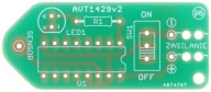 Miniatúrny detektor sieťových káblov, AVT1429 PCB