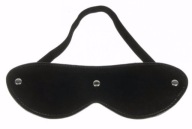 Kožená čierna mačacia maska ​​na oči BDSM Headband HIT