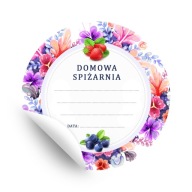 NÁLEPKY NA VÝROBKY ETIKETY DŽEM 50 ks