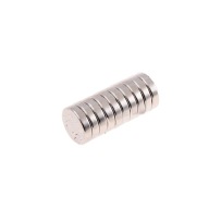 Cylindrický neodýmový magnet 8x2mm 10 kusov