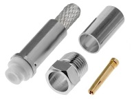 FME 50Ohm zásuvka krimpovaná pre kábel RG-58