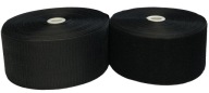 VELCRO PÁSKA VELCRO 10cm OBOJE STRANY ČIERNA 100mm - 1mb