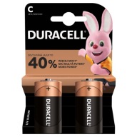 2x alkalické batérie Duracell C/LR14 Basic