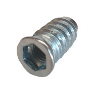 Zásuvka skrutkovacia s imbusovým nákružkom M8x12x24mm 10 ks
